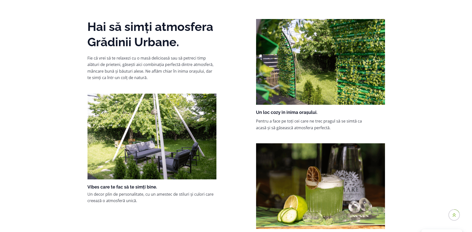 „Design web modern și adaptiv creat de Swift Page Studio – captură ecran homepage