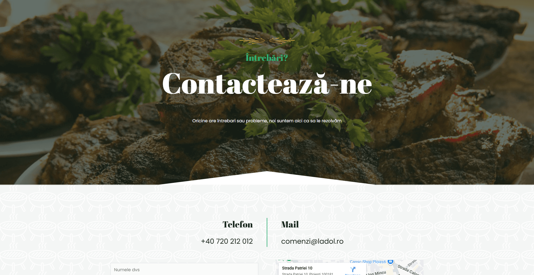 Interfață prietenoasă și design personalizat pentru site-ul clientului