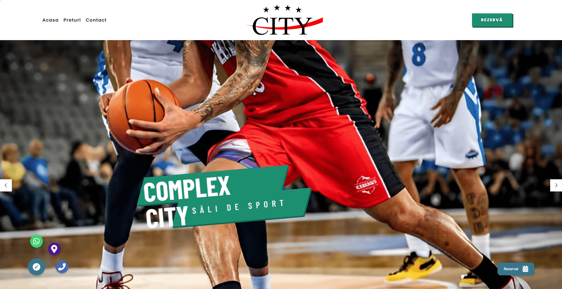 Design modern realizat de Swift Page Studio – captură ecran website